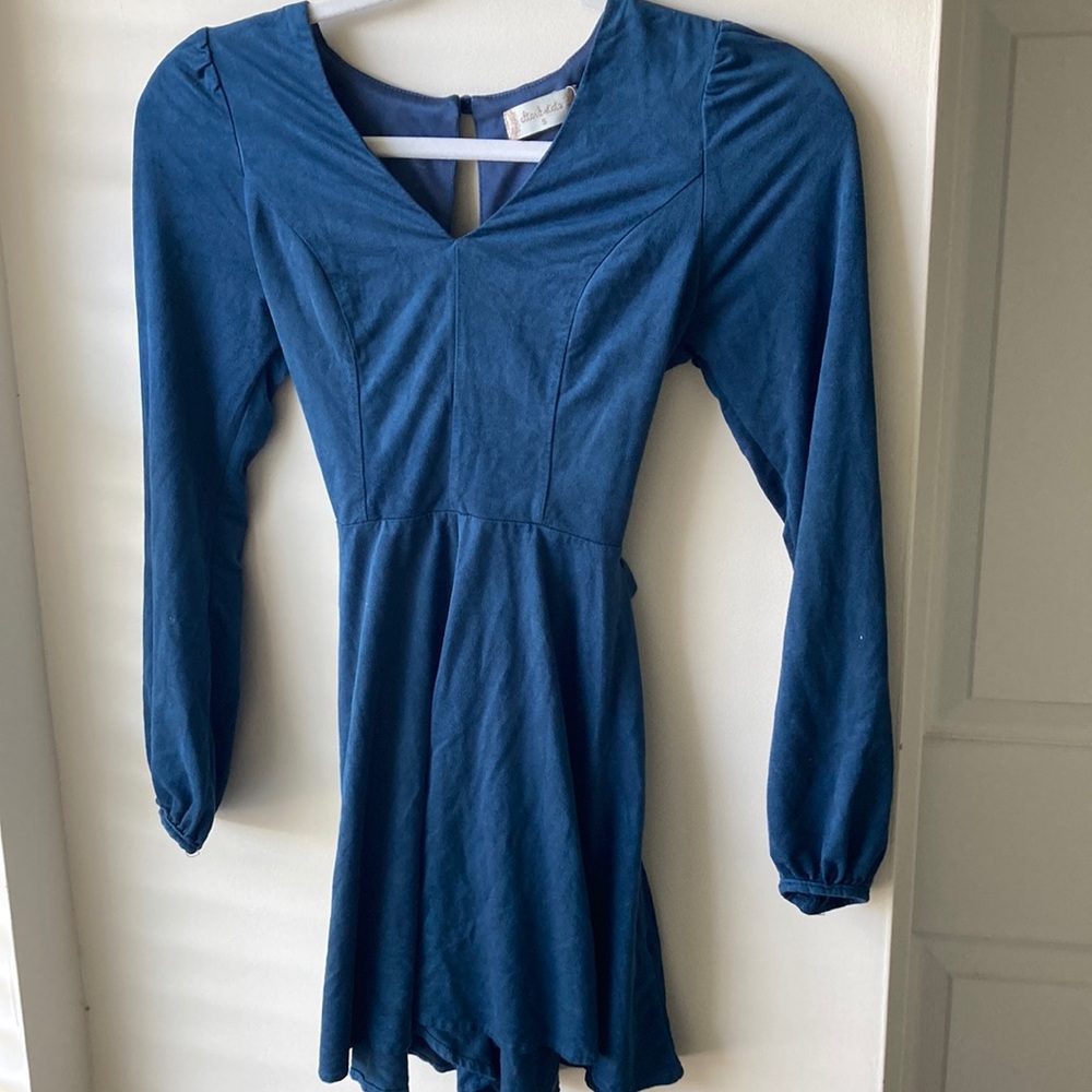 Altar’d State blue suede romper